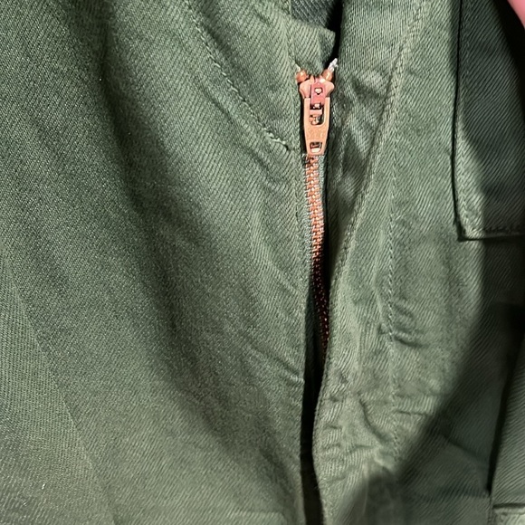 Anthropologie Etica NWT Kingsley Utility Jumpsuit Juniper Green Denim - XS - Picture 6 of 12